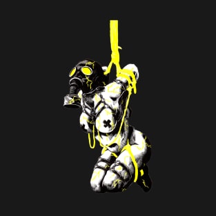 Bound in Yellow shibari suspension kinbaku rope bondage kinky sexy bdsm T-Shirt