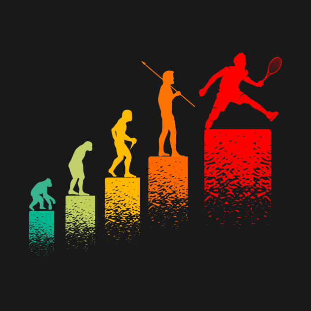 Evolution Tennisman idee cadeau Joueur Tennis by Goodplan