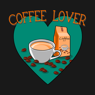 Coffee and Caffeine Lover T-Shirt