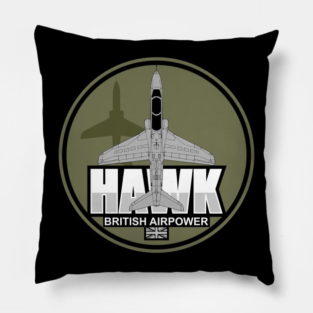 Hawk T.1 Pillow by Tailgunnerstudios
