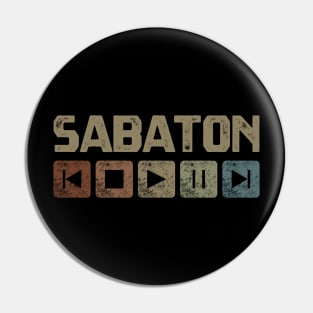 Sabaton Control Button Pin