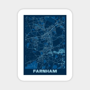 Farnham - United Kingdom Peace City Map Magnet