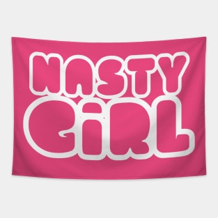 Nasty Girl / typographic design Tapestry