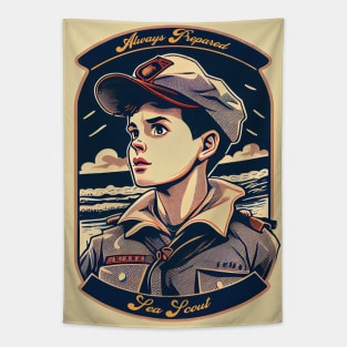 Always Prepared Sea Scouts Tapestry