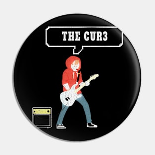 Play The Cure with guitar Pin