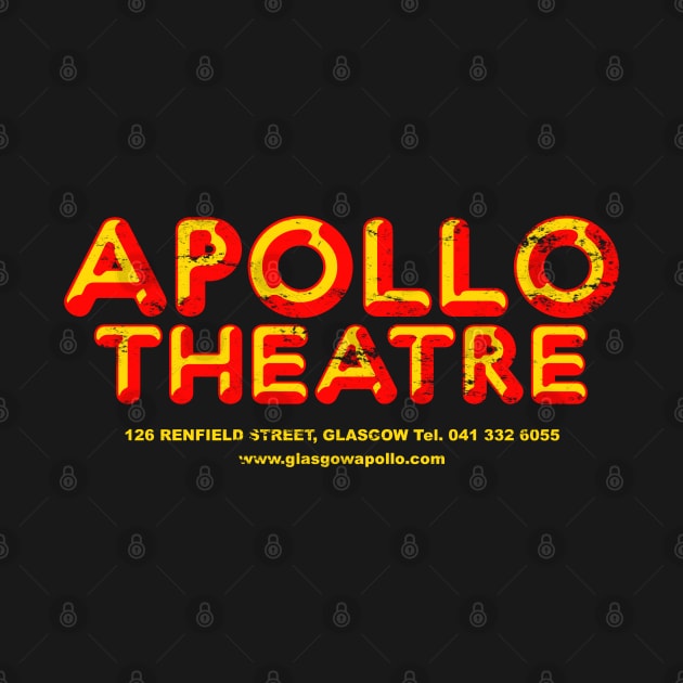 Apollo Theatre Glasgow Retro Aged Look by RockitTees