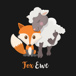 Fox Ewe Funny Cute Foxy Sheep T-shirt T-Shirt