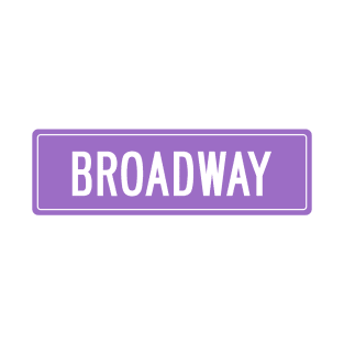 Broadway purple T-Shirt