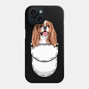 Funny Cavalier King Charles Spaniel Pocket Dog Phone Case