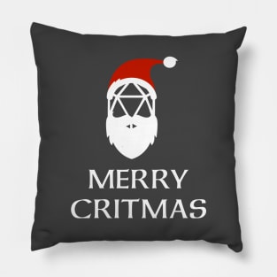 Merry Critmas Santa Pillow