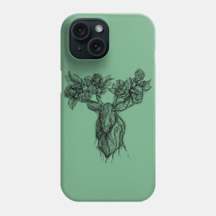 Forest Moose (Sketch) Phone Case