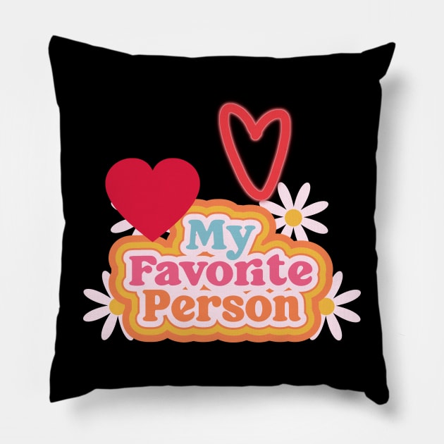 my favorite peopel Pillow by medfrigo