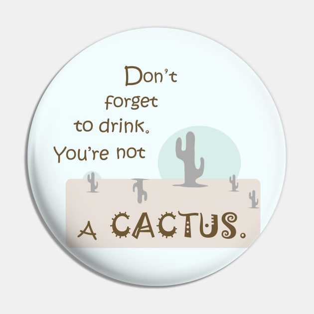 Cacti cactus brown succulents funny quote Pin by PrintedDreams