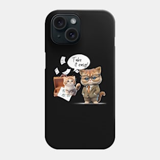 Take it easy, cute cats Phone Case
