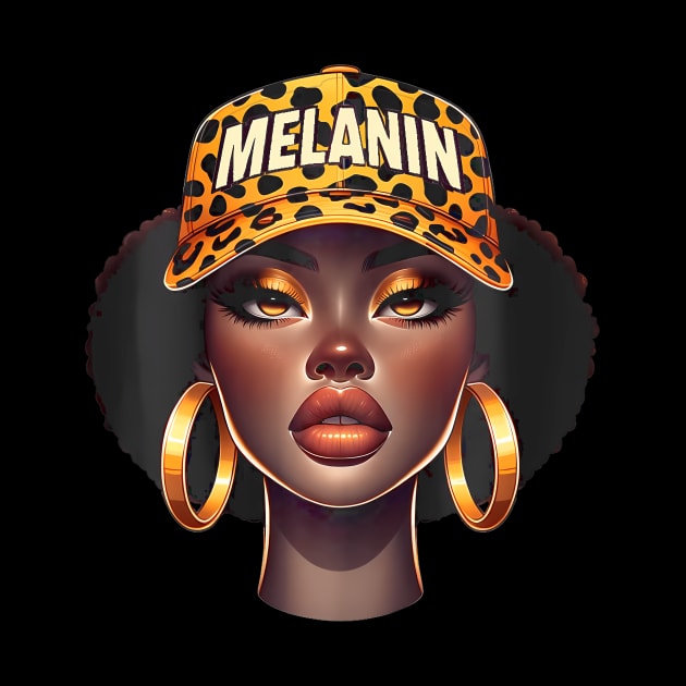 Black History Month African Woman Melanin by BeliefPrint Studio