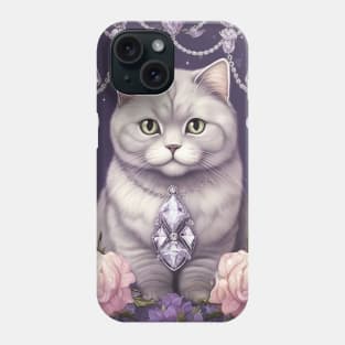 British Shorthair Cat Pattern Phone Case