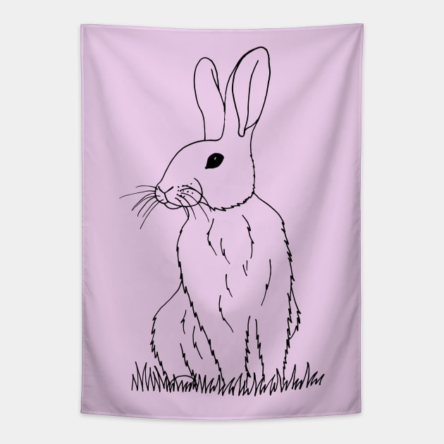Rabbit Tapestry by senkova