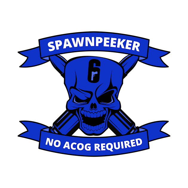 Spawnpeeker - Dark Blue by Plunder Mifflin