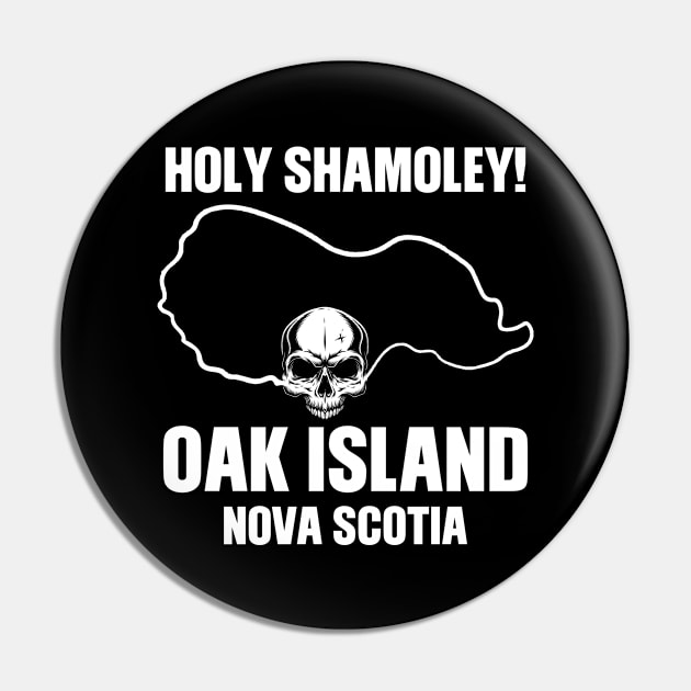 Oak Island Canada Hunting Pin by Realfashion