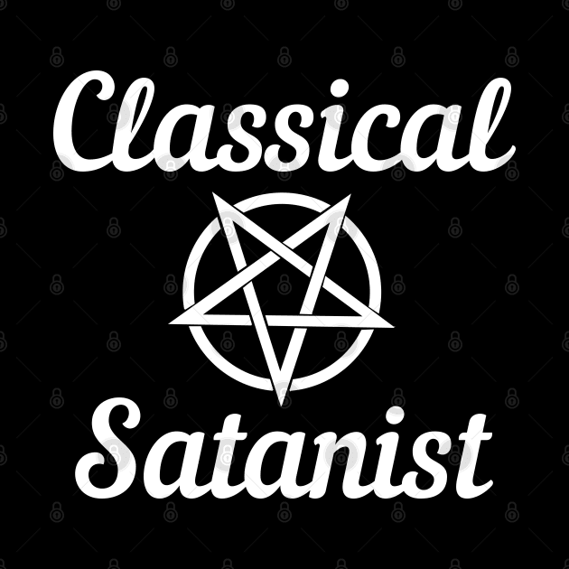 Classical Satanist with Inverted Pentagram by TraditionalWitchGifts