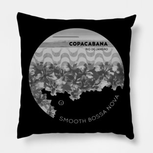 Smooth Bossa Nova #2 - Copacabana Rio de Janeiro Pillow