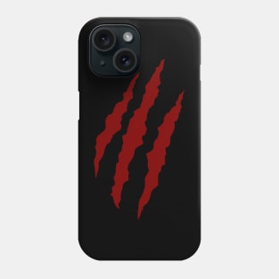 Claw Slash (Red) Phone Case