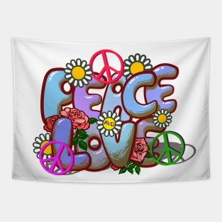 Peace and Love Tapestry