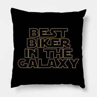 Best Biker in the Galaxy Pillow