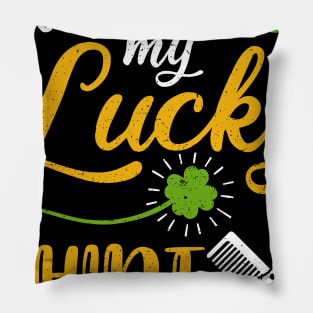 Hairstylist This is My Lucky Shirt St Patrick's Day Pillow