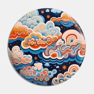 Funny Clouds Pin