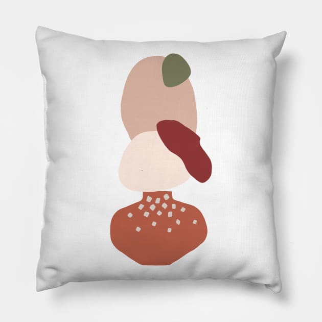 Growning Shapes Pillow by NJORDUR