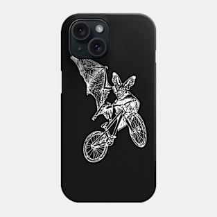 SEEMBO Bat Cycling Bicycle Cyclist Bicycling Bike Fun Biker Phone Case