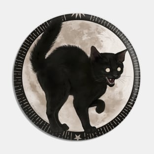 The Scaredy Cat Tarot Pin