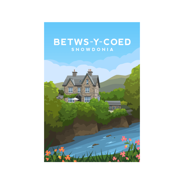 Betws Y Coed, Snowdonia North Wales by typelab