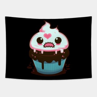 Kawaii Evil Cupcake Tapestry