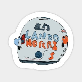 Lando Norris- Eva Helmet Magnet