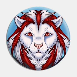 Peppermint Lion Pin