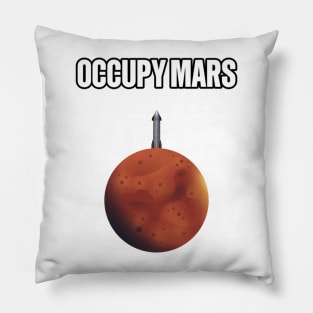 Occupy Mars Pillow