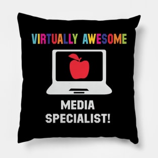 Virtually Awesome - Media Specialist Pillow