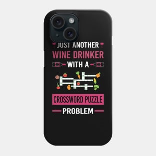 Wine Drinker Crossword Puzzles Phone Case