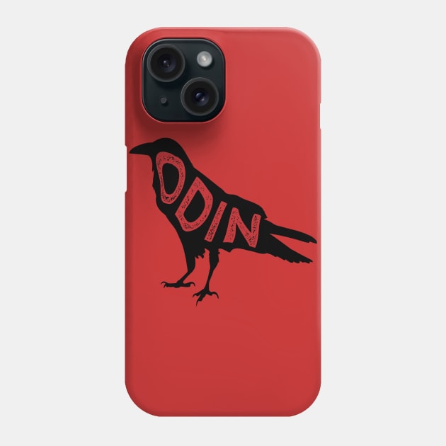 Odin and Raven Norse Pagan Phone Case by vikki182@hotmail.co.uk