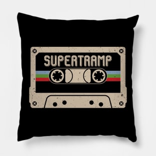 Personalized Supertramp Name Birthday Vintage Cassette Tape Pillow