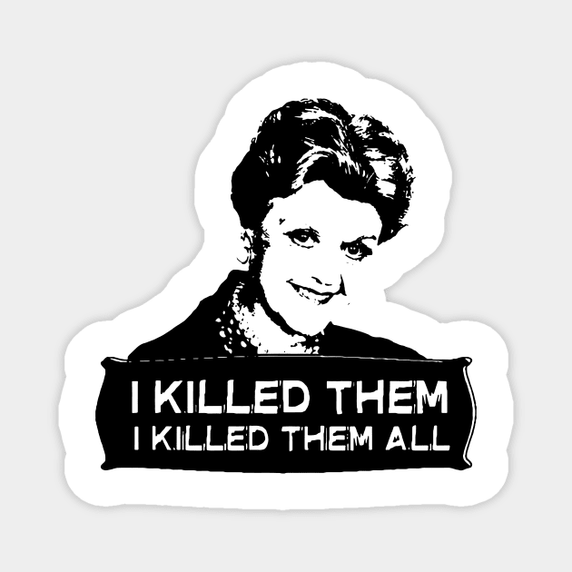 Murder She Wrote 2 Magnet by Hoang Bich