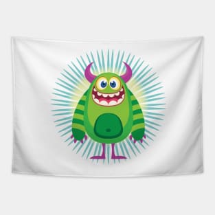 Little Green Monster Tapestry