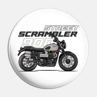 Street Scrambler 900 - White Pin