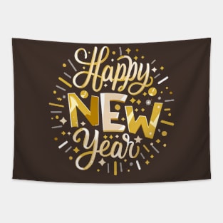 Happy New Year Tapestry