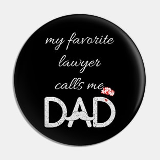 Love Dad Pin