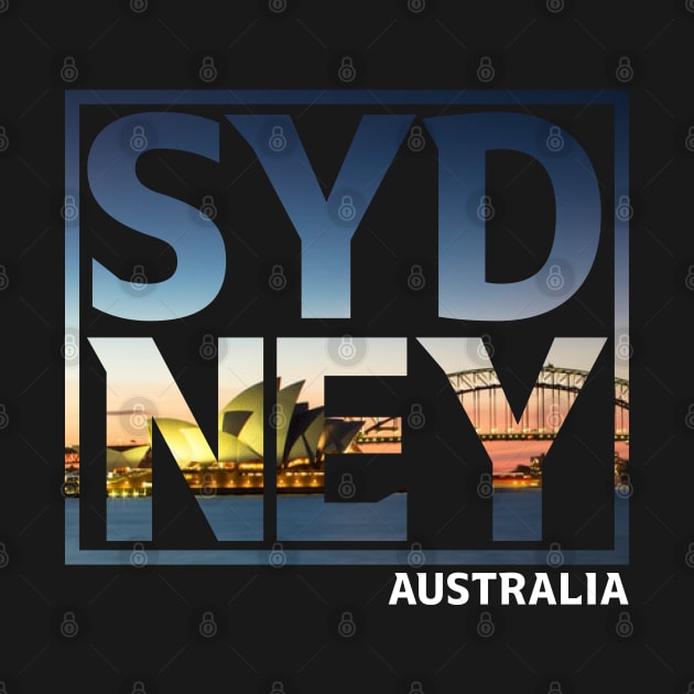 Sydney Australia Typography by Tee Tow Argh 