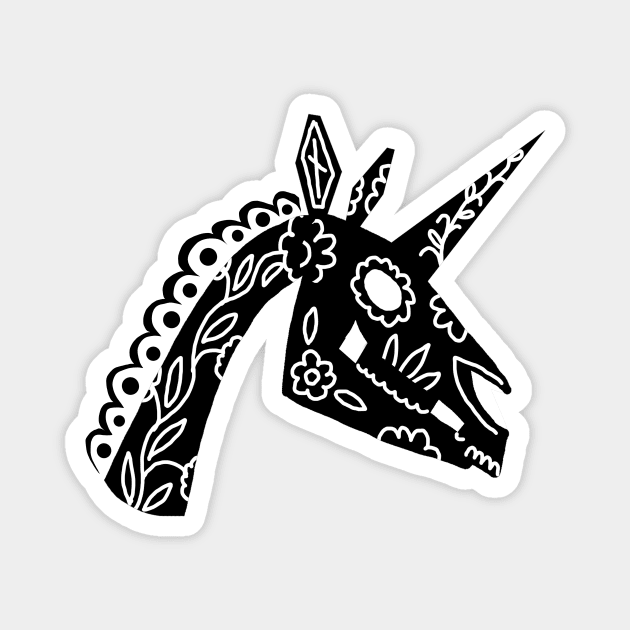 Muerto Unicorn Magnet by Thatssounicorny