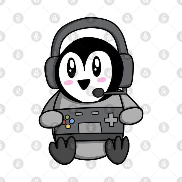 Penguin Gamer by pako-valor